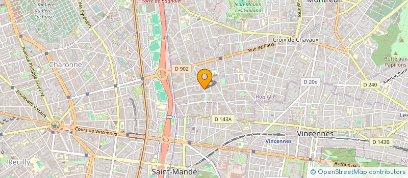 localisation de l'entreprise INITIAL BTP à MONTREUIL