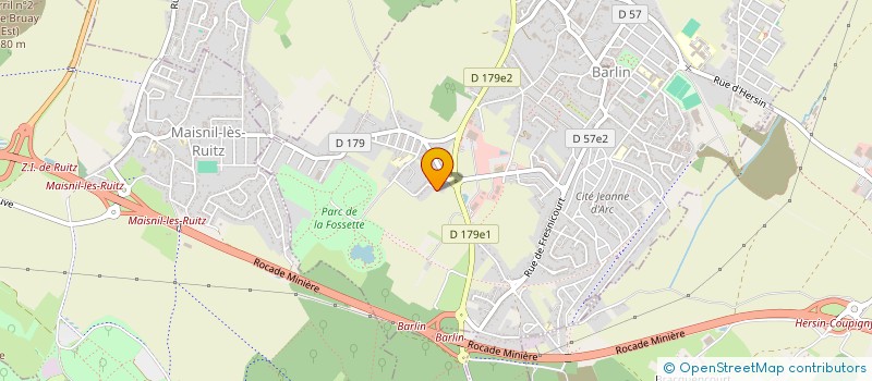 localisation de l'entreprise INITIAL CHAUFFAGE à BARLIN