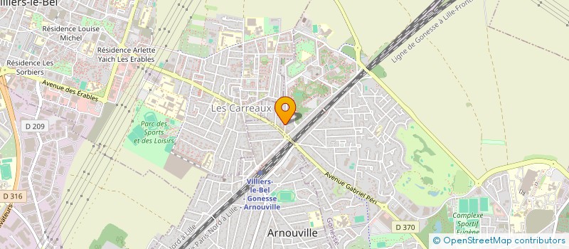 localisation de l'entreprise INITIAL MYS à GONESSE