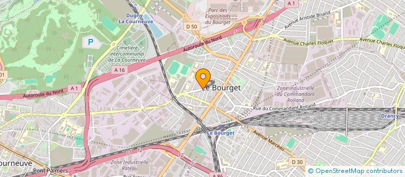 localisation de l'entreprise INITIALE BATIMENT à LE BOURGET
