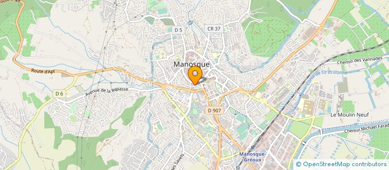 localisation de l'entreprise INITIALES à MANOSQUE