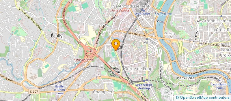 localisation de l'entreprise INITIALES à LYON