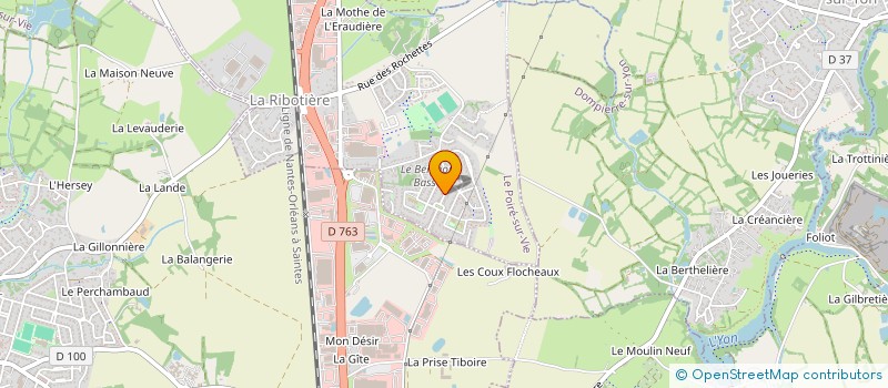 localisation de l'entreprise INITIALES BD  LE POIRE-SUR-VIE