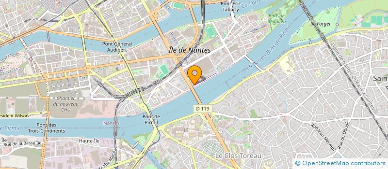 localisation de l'entreprise INITIALES PLUS à NANTES