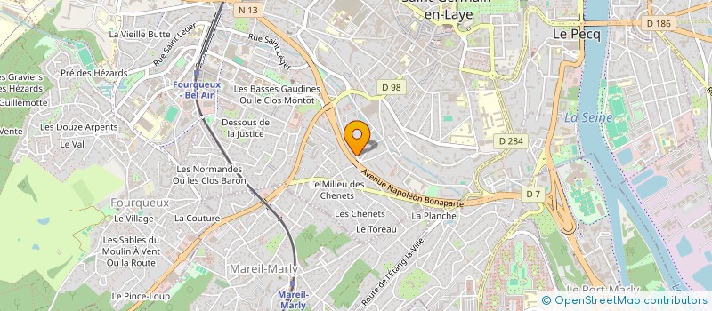 localisation de l'entreprise INITIALIS-22  SAINT-GERMAIN-EN-LAYE