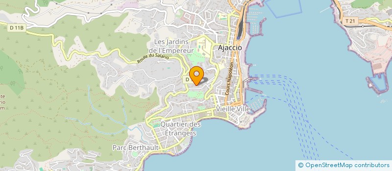 localisation de l'entreprise INITIALS THEORY  AJACCIO