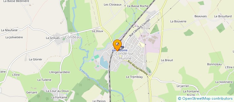 localisation de l'entreprise INITIAT MUNICIP PROMO ACTIVIT CONDEEN à SABLONS-SUR-HUISNE