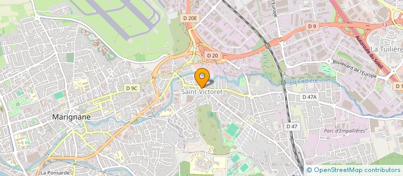 localisation de l'entreprise INITIATE INVEST  SAINT-VICTORET