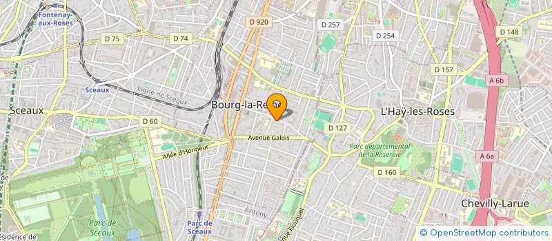 localisation de l'entreprise INITIATION ARTISTIQUE à BOURG-LA-REINE
