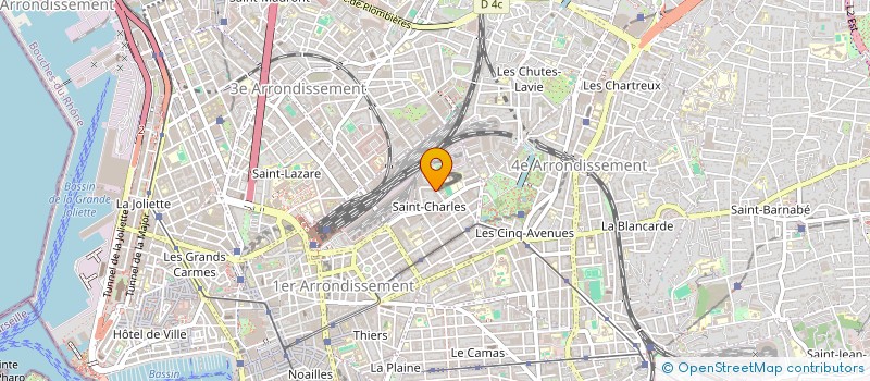 localisation de l'entreprise INITIATION AUX NOUVELLES TECHNIQUES à MARSEILLE
