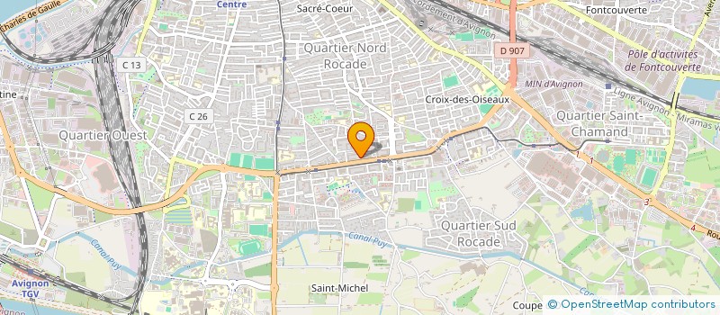 localisation de l'entreprise INITIATION ET CHOIX DE VIE  AVIGNON