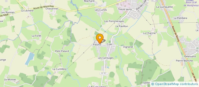 localisation de l'entreprise INITIATION PRO PLUS à MONTREVEL-EN-BRESSE