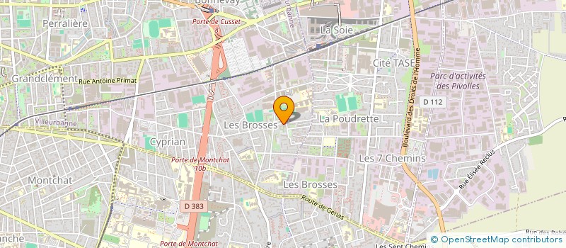 localisation de l'entreprise INITIATION RECHERCHE ET PRATIQUES SCENIQUES à VILLEURBANNE