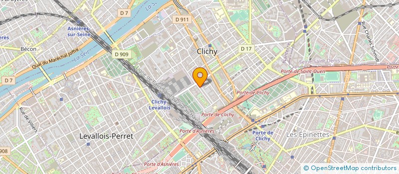 localisation de l'entreprise INITIATIS à CLICHY