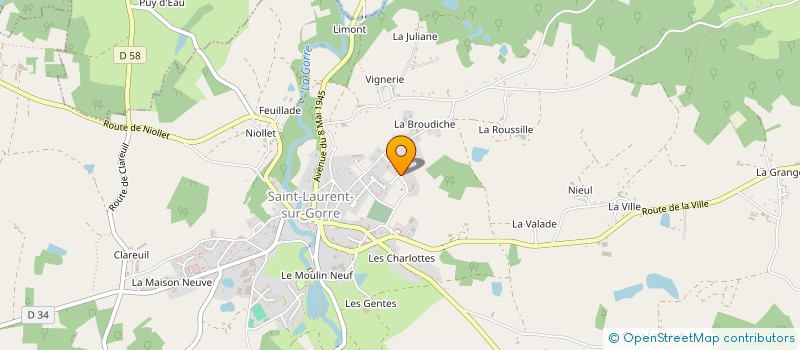 localisation de l'entreprise INITIATIS à JOURGNAC