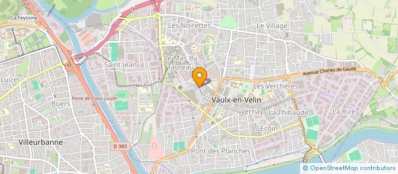 localisation de l'entreprise INITIATIV'ELLES  VAULX-EN-VELIN