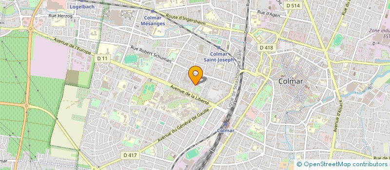 localisation de l'entreprise INITIATIV'RETRAITE ALSACE  COLMAR