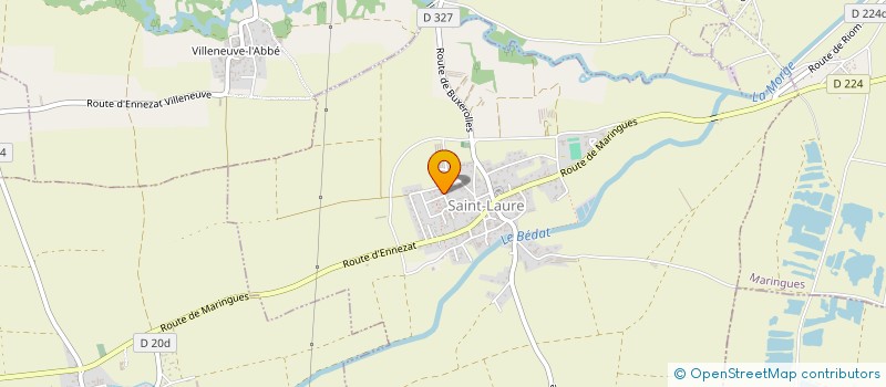 localisation de l'entreprise INITIATIVE  SAINT-LAURE