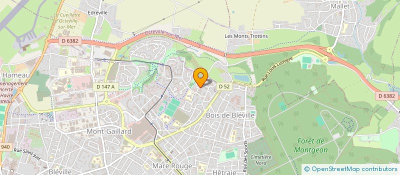 localisation de l'entreprise INITIATIVE ACTION à LE HAVRE