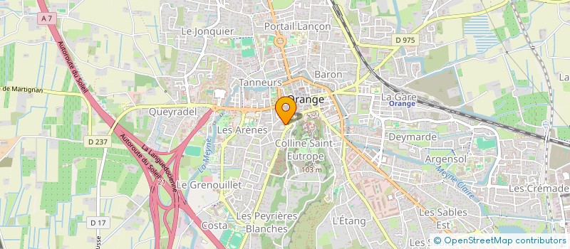 localisation de l'entreprise INITIATIVE ACTION SANTE ORANGE  ORANGE