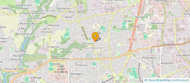 localisation de l'entreprise INITIATIVE AGIR à BREST