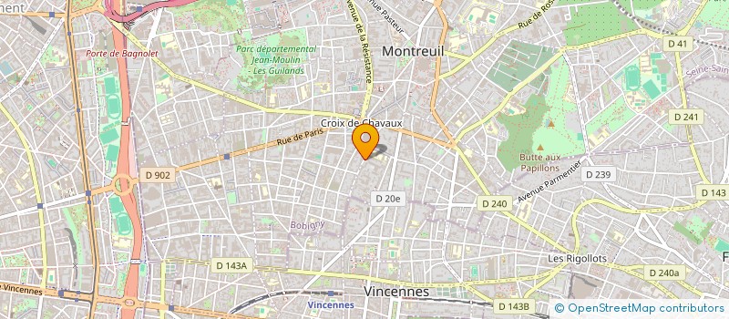 localisation de l'entreprise INITIATIVE AGRICOLE POUR LE MALI EN FRANCE à MONTREUIL