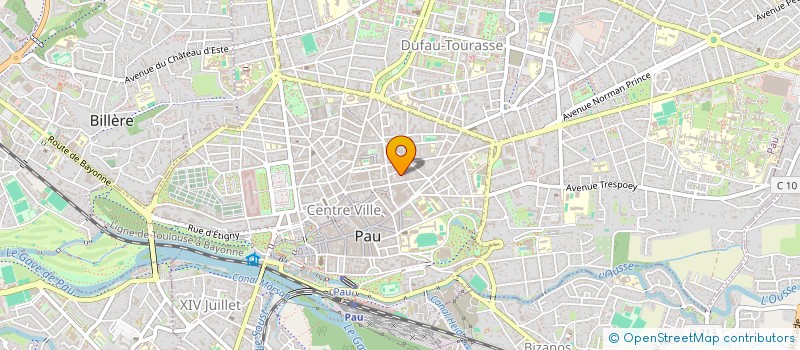localisation de l'entreprise INITIATIVE BEARN à PAU