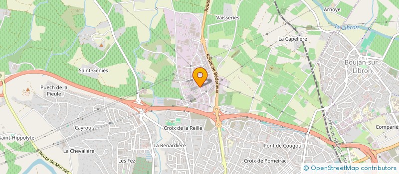 localisation de l'entreprise INITIATIVE BEZIERS OUEST HERAULT à BEZIERS