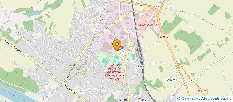 localisation de l'entreprise INITIATIVE BLEU à GIEN