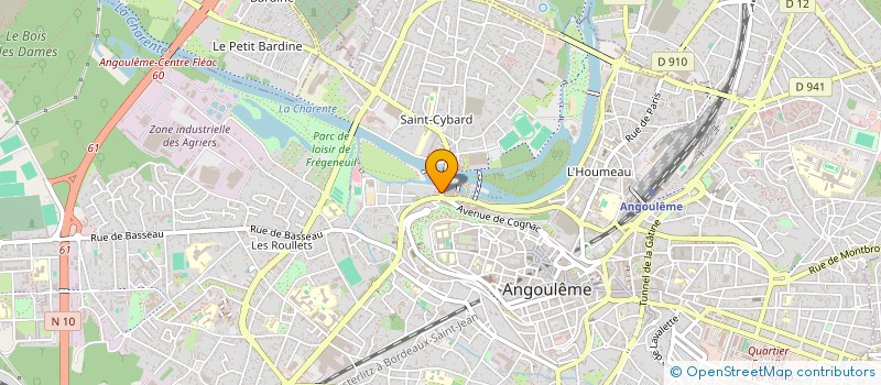 localisation de l'entreprise INITIATIVE CHARENTE à ANGOULEME