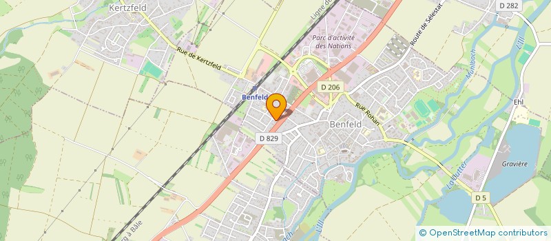 localisation de l'entreprise INITIATIVE CITOYENNE ALSACIENNE POUR PLUS DE DEMOCRATIE  HUTTENHEIM