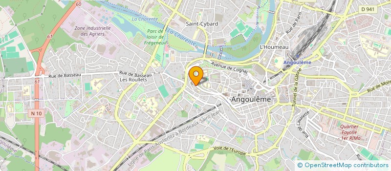 localisation de l'entreprise INITIATIVE COLLECTIVE POUR L'ADOPTION DES MOBILITES ACTIVES A GRAND-ANGOULEME à ANGOULEME