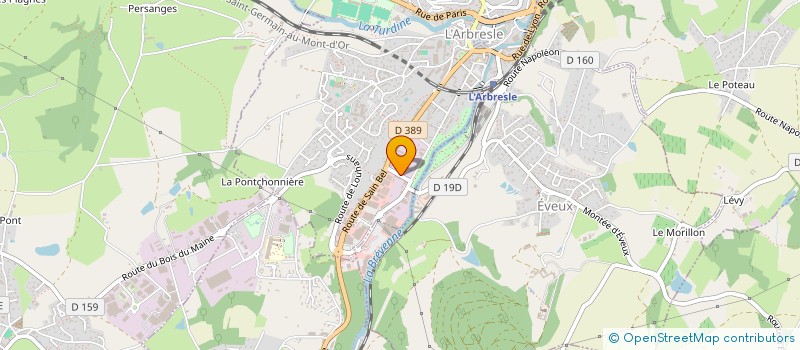 localisation de l'entreprise INITIATIVE DE DEVELOPPEMENT DURABLE LOCAL  L'ARBRESLE