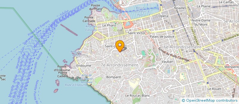 localisation de l'entreprise INITIATIVE DE RADIOLOGIE INTERVENTIONNELLE SPATIALE - INTERVENTIONAL RADIOLOGY IN SPACE - IRIS  MARSEILLE