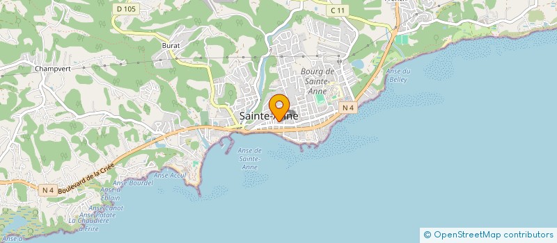 localisation de l'entreprise INITIATIVE DEVELOP ENVIRONNEMENT EMPLOI à SAINTE ANNE