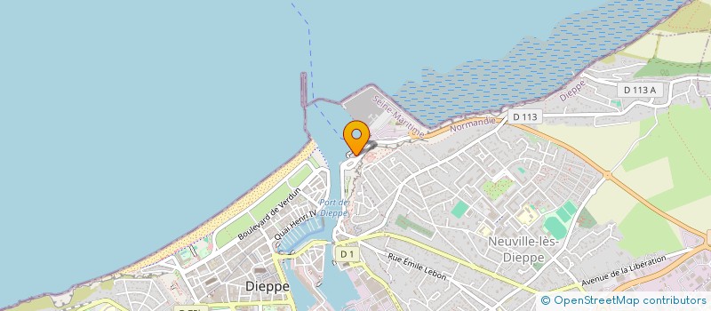 localisation de l'entreprise INITIATIVE DIEPPE BRESLE à DIEPPE