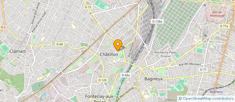 localisation de l'entreprise INITIATIVE EMPLOIS à CHATILLON