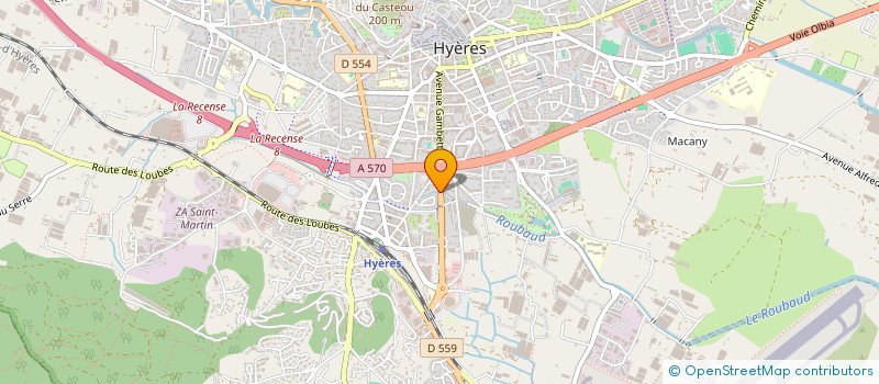 localisation de l'entreprise INITIATIVE ET DEVELOPPEMENT à HYERES