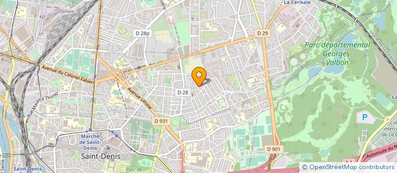 localisation de l'entreprise INITIATIVE FOR PRACTICES AND VISIONS OF RADICAL CARE à SAINT-DENIS