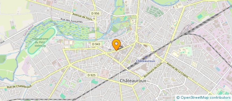 localisation de l'entreprise INITIATIVE INDRE à CHATEAUROUX