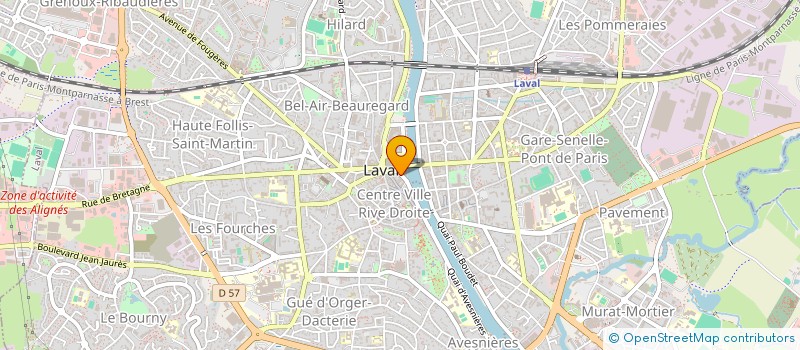 localisation de l'entreprise INITIATIVE MAYENNE à LAVAL