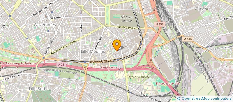 localisation de l'entreprise INITIATIVE MEDICO-SOCIALE DE GUINEE à LILLE