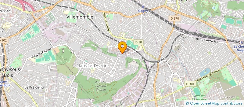 localisation de l'entreprise INITIATIVE MENUISERIE  VILLEMOMBLE