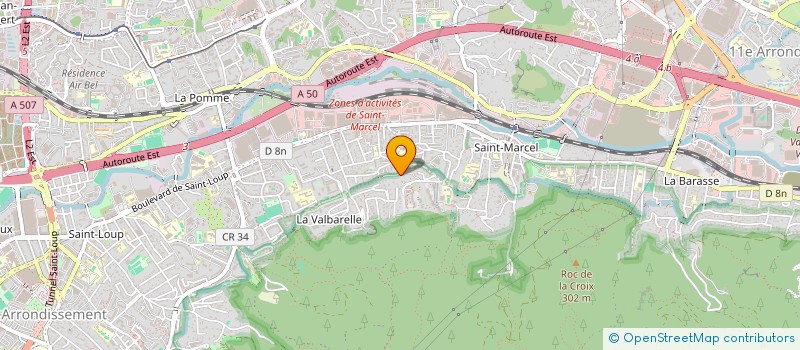 localisation de l'entreprise INITIATIVE, MONDE ACTIF à MARSEILLE 11