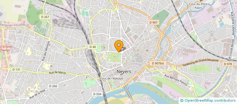 localisation de l'entreprise INITIATIVE NIEVRE à NEVERS