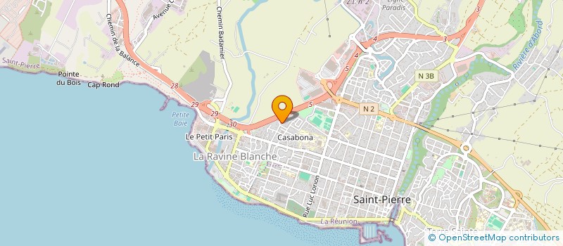 localisation de l'entreprise INITIATIVE POUR LE DEVELOPPEMENT DE L'ENERGIE ET POUR L'ENVIRONNEMENT : NOTRE AVENIR à SAINT-PIERRE