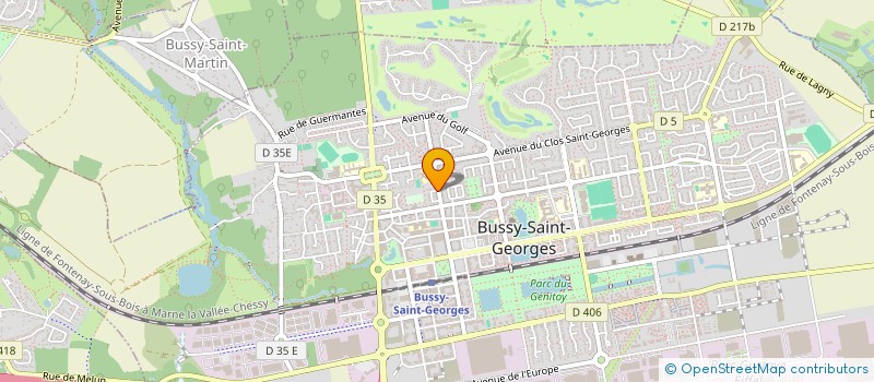localisation de l'entreprise INITIATIVE POUR LE FINANCEMENT DE PROJETS à BUSSY-SAINT-GEORGES