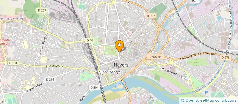 localisation de l'entreprise INITIATIVE POUR UNE NOUVELLE NIEVRE à NEVERS