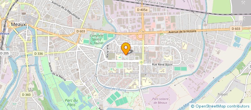 localisation de l'entreprise INITIATIVE REUSSITE à MEAUX