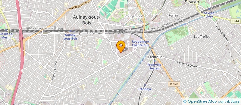 localisation de l'entreprise INITIATIVE SOCIALE D ACTION ET D ANIMATION CULTURELLE ET SPORTIVE à AULNAY-SOUS-BOIS